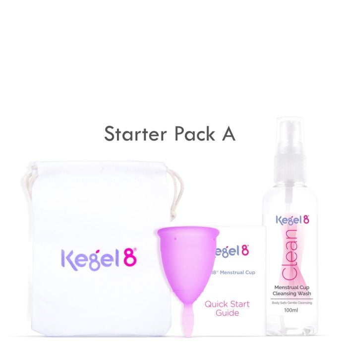 Kegel8 Menstrual Cup & Menstrual Cup Starter Pack